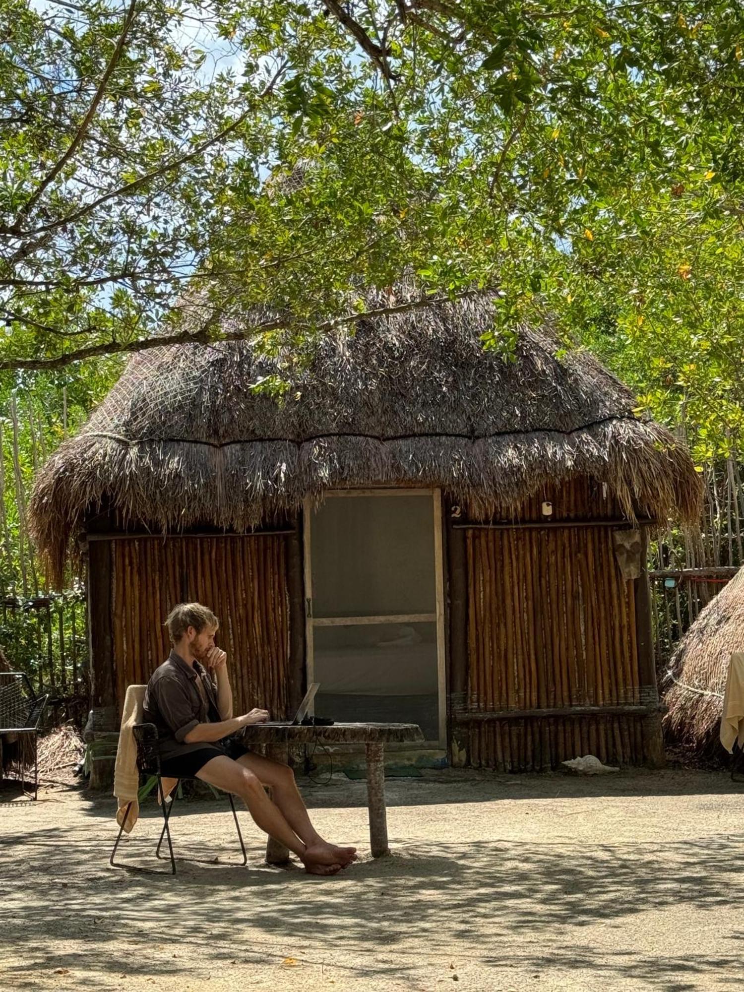 La Aldea Holbox Cabanas Y Camping Ilha Holbox Exterior foto